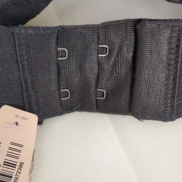 Victoria's Secret Very Sexy Push-Up Eyelash Black Bra Sz 34D - Picture 7 of 11